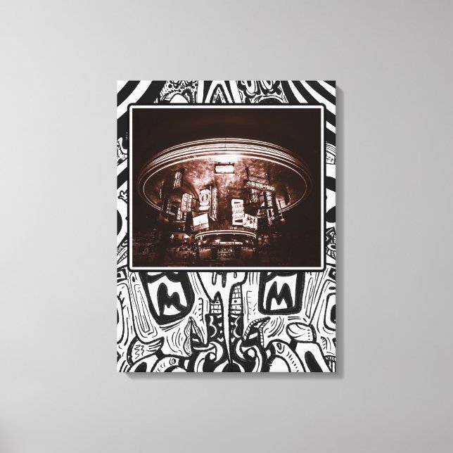 Impressão Em Tela Aeroporto de Vegas (Frente)