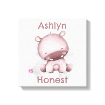 Afirmação Personalizada para Crianças | Hipopótamo