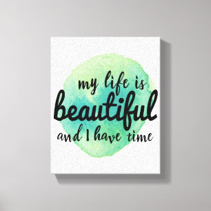 Impressão Em Tela afirmações de amor próprio para aceitação da 