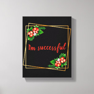Impressão Em Tela afirmações inspiradoras para o trabalho