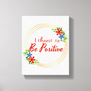 Impressão Em Tela afirmações positivas citações para autoaceita