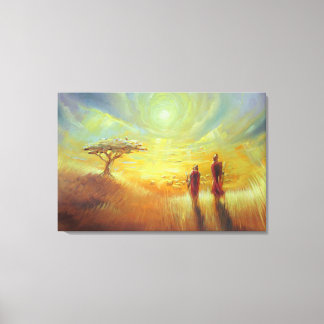 Impressão Em Tela África - Artista: Smet K. Gusani