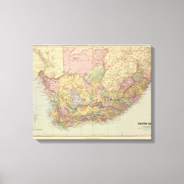 Impressão Em Tela África do Sul (Frente)