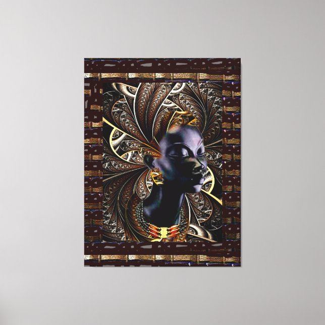 Impressão Em Tela África-mãe (Frente)