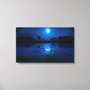 Impressão Em Tela Água é a vida (Oasis)