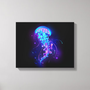 Impressão Em Tela Água-viva brilhante a cores