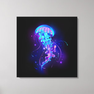 Impressão Em Tela Água-viva brilhante a cores