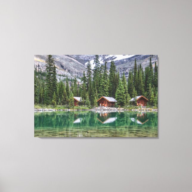 Impressão Em Tela Água | Yoho National Park Canadá (Frente)
