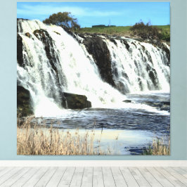 Impressão Em Tela Águas Correntes da Cachoeira de Hopkins