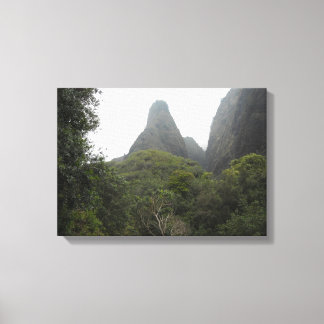 Impressão Em Tela Agulha de Iao em Maui, Havaí