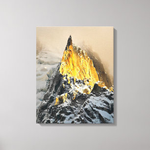 Impressão Em Tela Aiguille des Deux Aigles nascer do sol, Chamonix