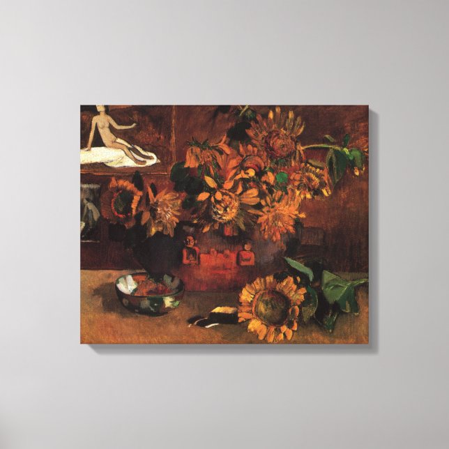 Impressão Em Tela Ainda com o L'Esperance (Esperança) de Paul Gaugui (Frente)