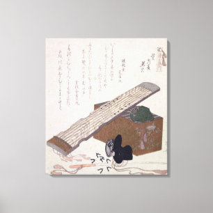 Impressão Em Tela Ainda vida com um Koto, c.1810