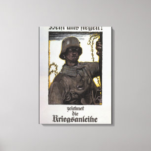 Impressão Em Tela Ajude-nos a ganhar! (1917) posters do _Propaganda