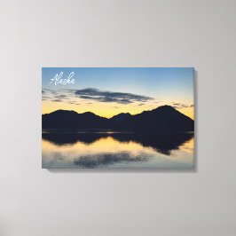 Impressão Em Tela Alasca - Terra do Sol Midnight