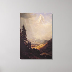 Impressão Em Tela Albert Bierstadt's Matterhorn, 1867