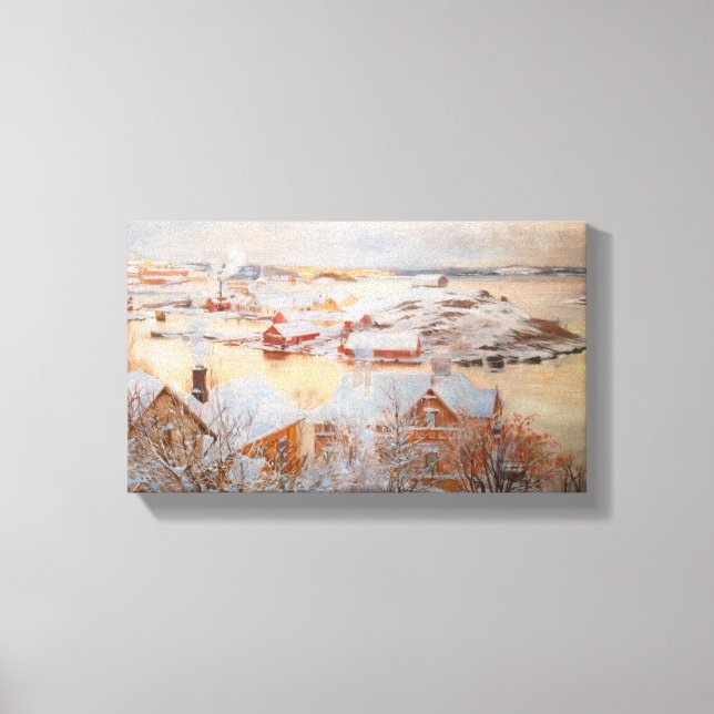 Impressão Em Tela Albert Edelsense - Dia de dezembro (Frente)