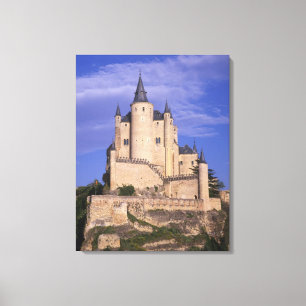 Impressão Em Tela Alcazar, Segóvia, Castela e Leão, Espanha, Unesco