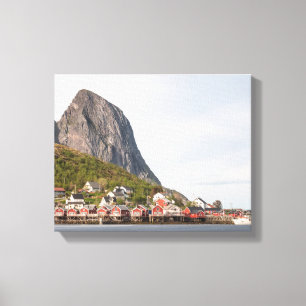 Impressão Em Tela Aldeia de Pesca do Lofoten - Noruega