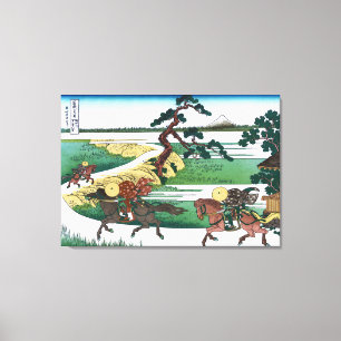 Impressão Em Tela Aldeia de Sekiya no rio Sumida