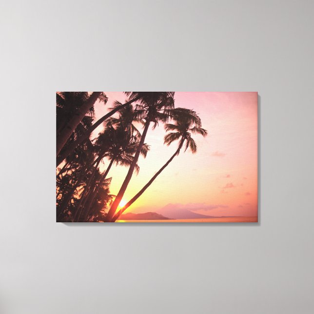 Impressão Em Tela Aldeia Lewolin, Ilha de Illi Api, Selat Boleng (Frente)