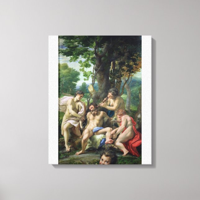 Impressão Em Tela Alegoria dos Vícios, 1529-30 (Frente)