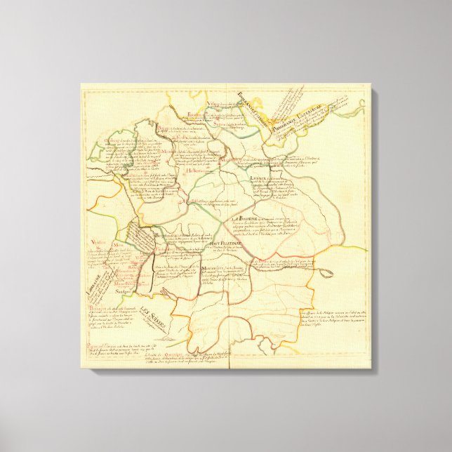 Impressão Em Tela Alemanha 17 (Frente)