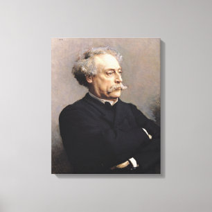 Impressão Em Tela Alexandre Dumas Fils 1886