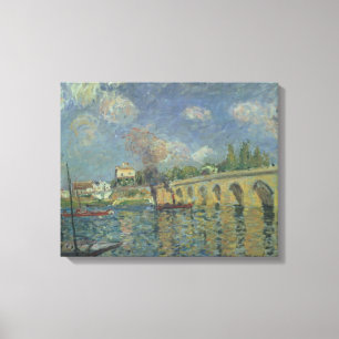 Impressão Em Tela Alfred Sisley   a ponte
