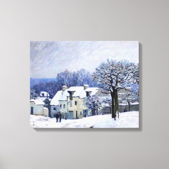Impressão Em Tela Alfred Sisley - Coloque Chenil em Marly, Efeito da (Frente)