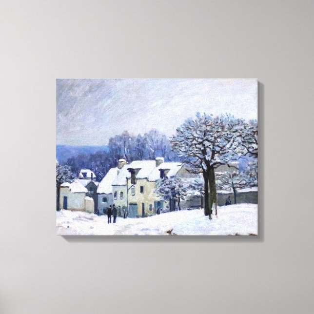 Impressão Em Tela Alfred Sisley - Coloque Chenil em Marly, Efeito da (Frente)