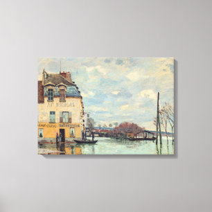 Impressão Em Tela Alfred Sisley - Inundações em Port-Marly