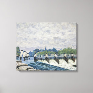 Impressão Em Tela Alfred Sisley - Molesey Weir, Hampton Court
