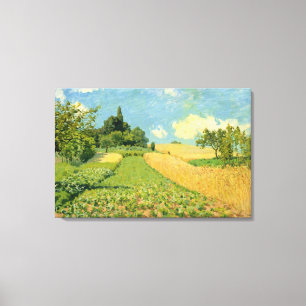Impressão Em Tela Alfred Sisley o campo de milho