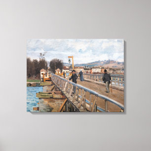 Impressão Em Tela Alfred Sisley - Passarela em Argenteuil