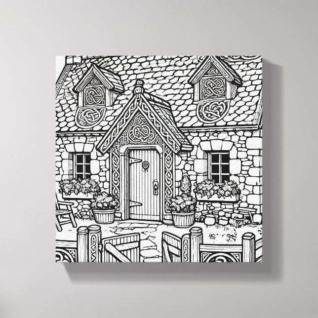 Impressão Em Tela Algodão em Slate #10 (Frente)