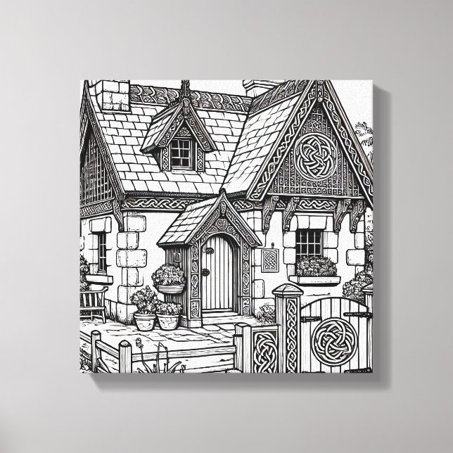 Impressão Em Tela Algodão em Slate #4 (Frente)