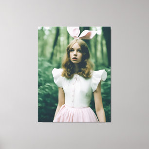 Impressão Em Tela Alice na Moda Florestal Filme Vencido Moda