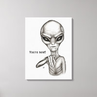 Alienígena ruim, você é a próxima!