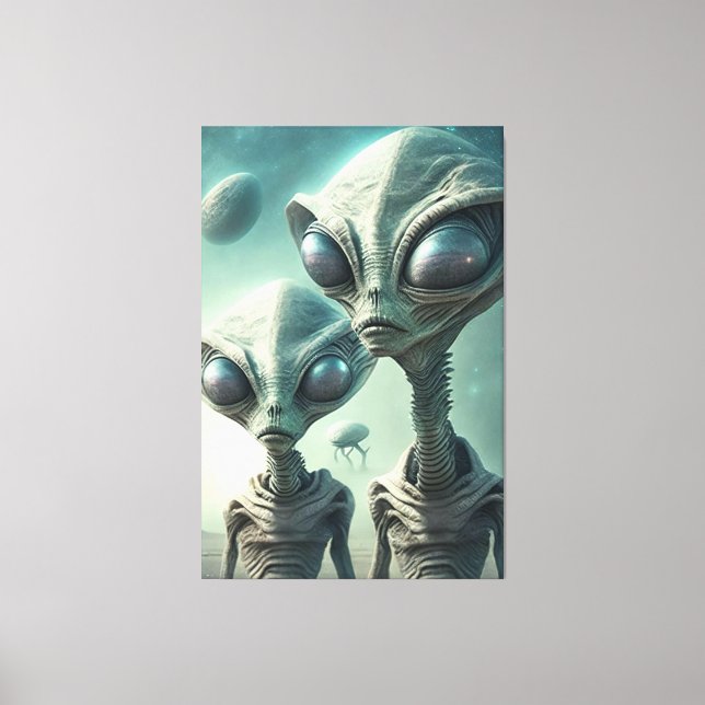 Impressão Em Tela Aliens! (Frente)