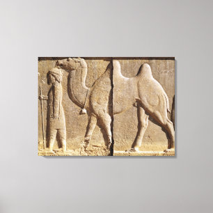 Impressão Em Tela Alivio da frente da escadaria oriental