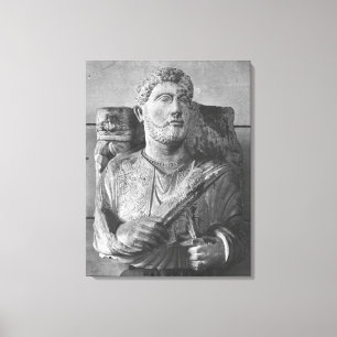 Impressão Em Tela Alivio funerário de Jarhai, de Palmyra, Síria