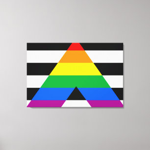 Impressão Em Tela Ally Pride Flag