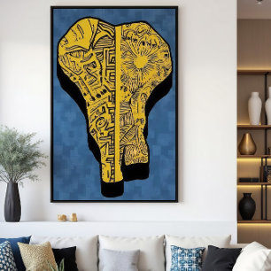Impressão Em Tela Alma da África