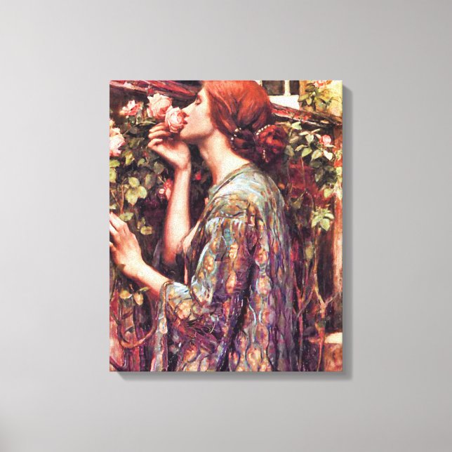 Impressão Em Tela Alma da Rosa Waterhouse Fine Art (Frente)