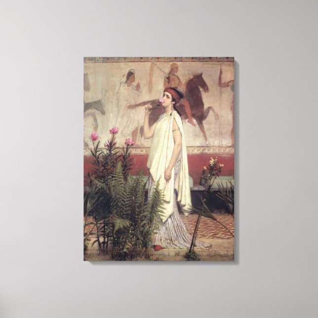 Impressão Em Tela Alma-Tadema | Mulher grega, 1869 (Frente)