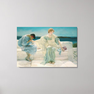 Impressão Em Tela Alma-Tadema pergunta-me não mais, 1906