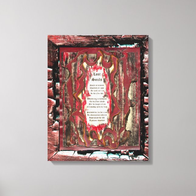 Impressão Em Tela Almas Perdidas (Frente)