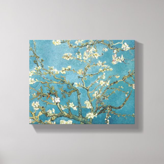 Impressão Em Tela Almond Blossom por Vincent Van Gogh (Frente)
