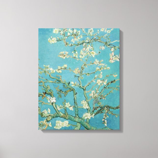 Impressão Em Tela Almond Blossoms por Vincent van Gogh (Frente)
